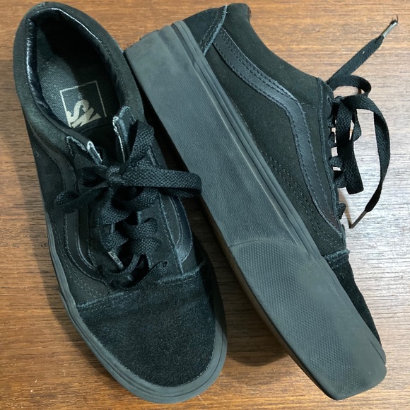 vans platform tennis shoes